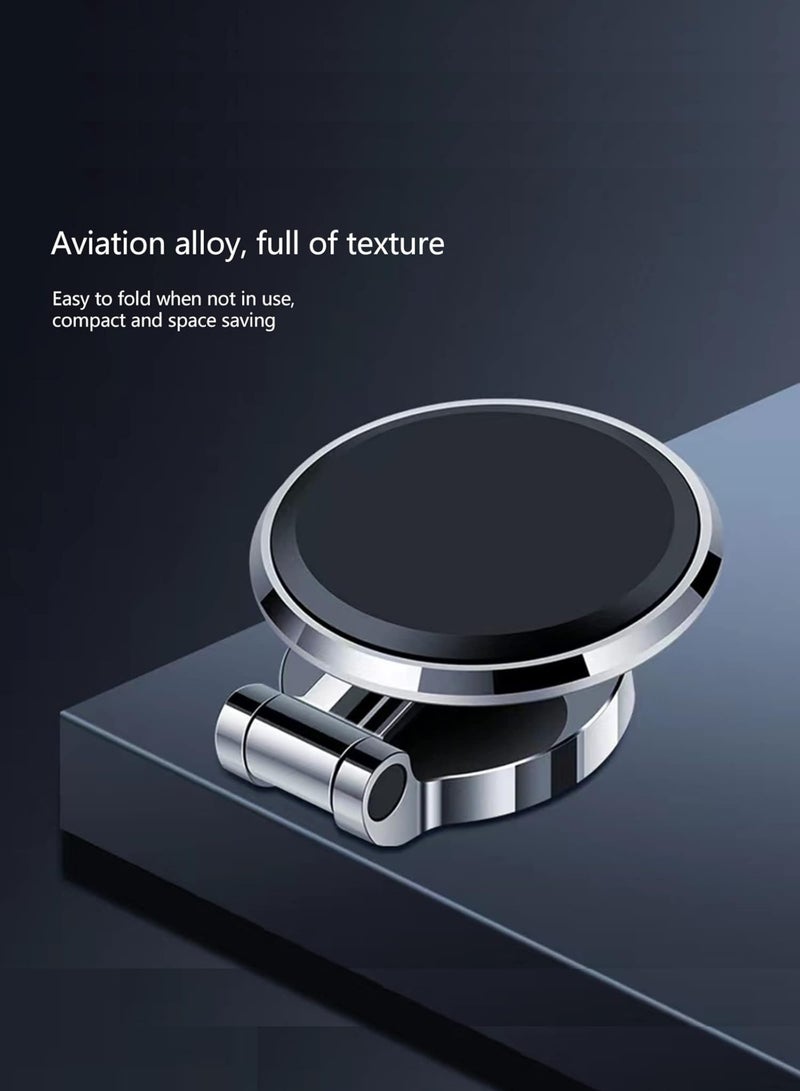 حامل هاتف مغناطيسي للسيارة - 10 مغناطيسات قوية، حامل آمن للسيارة، دوران 360 درجة، مشبك لوحة القيادة وفتحة التهوية، عالمي لهاتف iPhone وSamsung وجميع الهواتف الذكية - Image 5